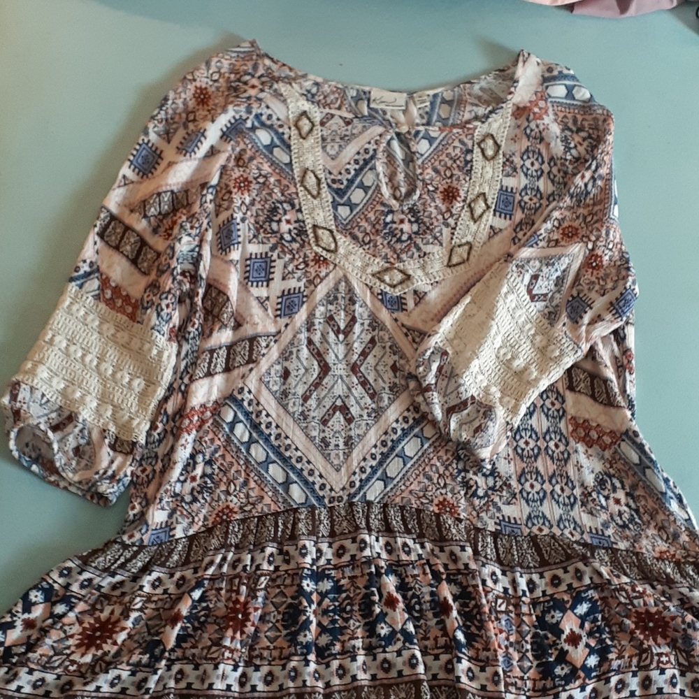Womens Tunic top. 3/4 Sleeves